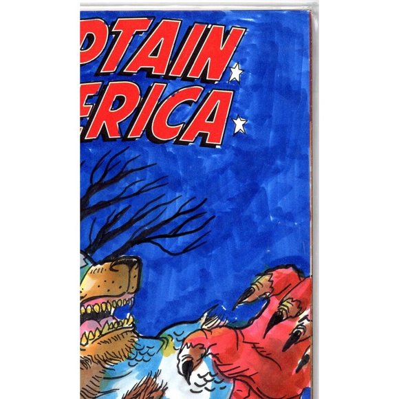 ONE-OF-A-KIND HAND-DRAWN, INKED AND COLORED SKETCHCOVER COMIC by Dan Nokes WERE - Picture 3 of 5